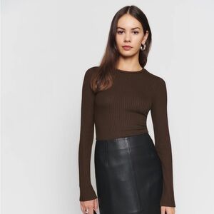 Reformation Junia Knit Top